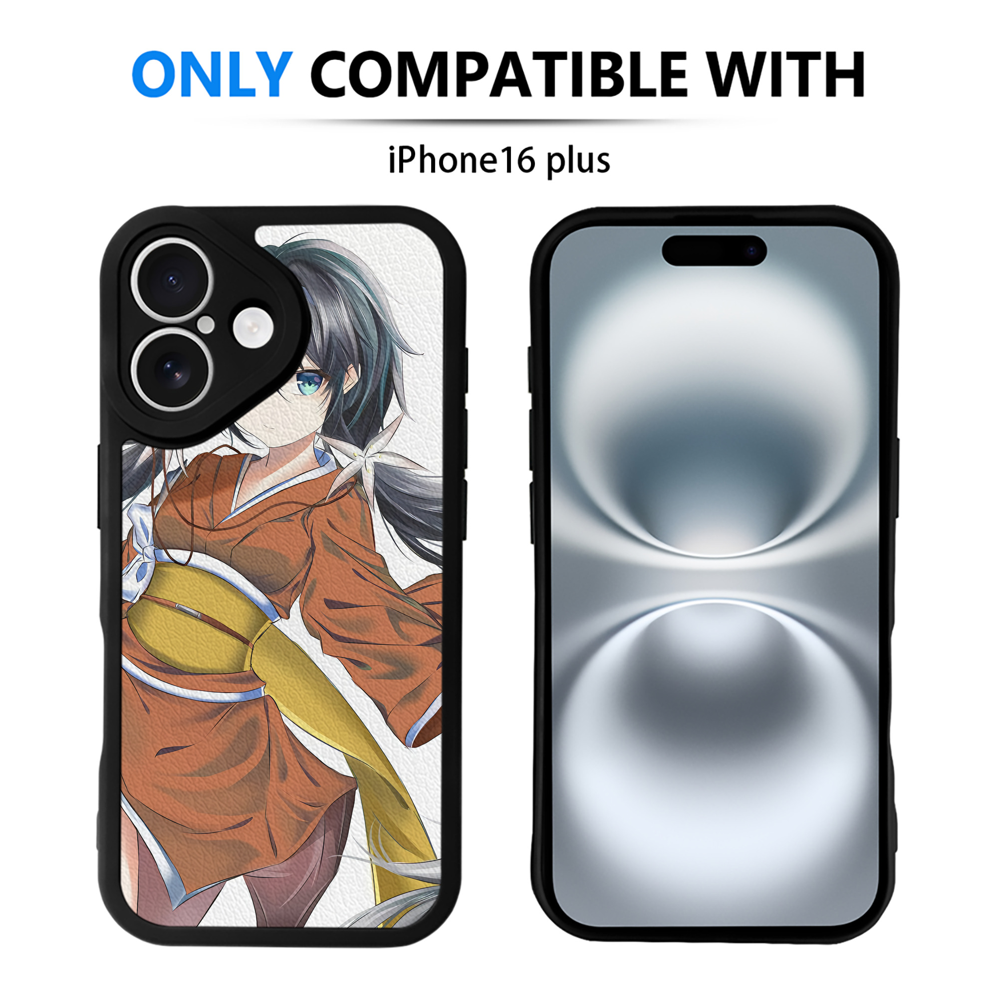（画像用） 文豪ストレイドッグス Bungo Stray Dogs 【iPhone 16シリーズ対応】シリコンスマホケース（レザー調） 材質：シリコン
